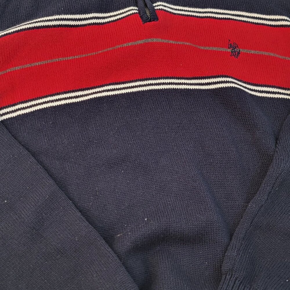 U.S. Polo Assn Long Sleeve Sweater – Classic Knit Style Timeless Comfort Size XL